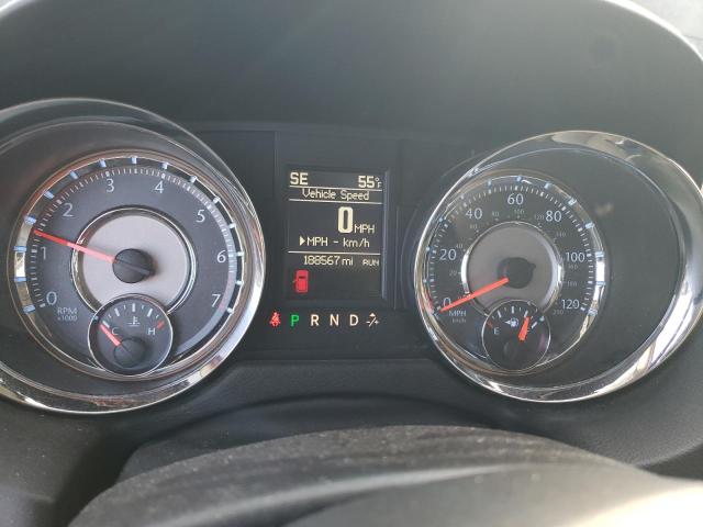 2C4RC1CG6DR508708 - 2013 CHRYSLER TOWN & COU TOURING L BLACK photo 9