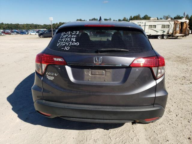 3CZRU5H31KM724300 - 2019 HONDA HR-V LX GRAY photo 6