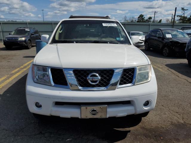 5N1AR18W96C655303 - 2006 NISSAN PATHFINDER LE WHITE photo 5