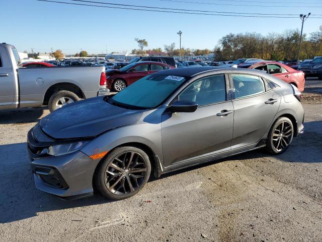 SHHFK7H49MU202488 - 2021 HONDA CIVIC SPORT ნაცრისფერი ფოტო 1