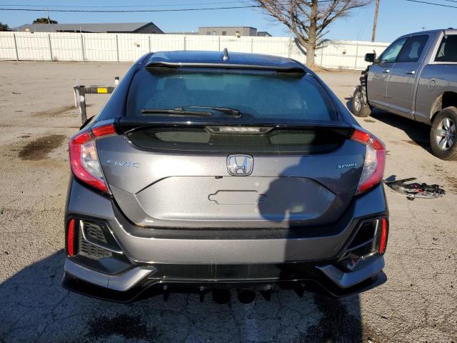 SHHFK7H49MU202488 - 2021 HONDA CIVIC SPORT ნაცრისფერი ფოტო 6