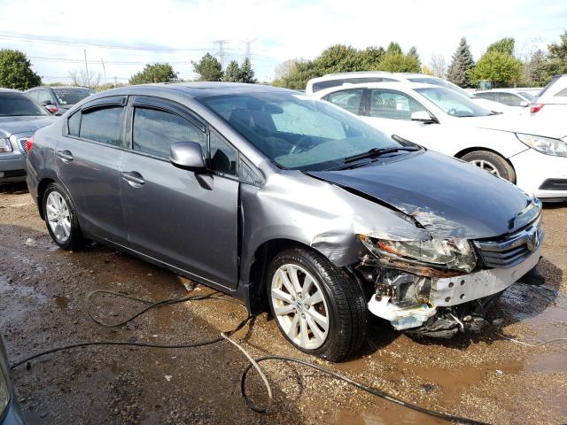 19XFB2F84CE001774 - 2012 HONDA CIVIC EX GRAY photo 4