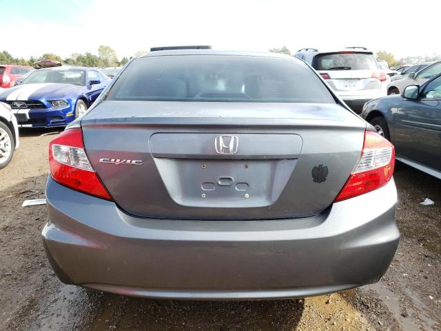 19XFB2F84CE001774 - 2012 HONDA CIVIC EX GRAY photo 6