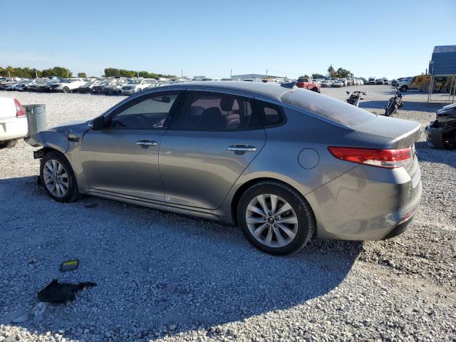 5XXGU4L38JG234273 - 2018 KIA OPTIMA S EX GRAY photo 2