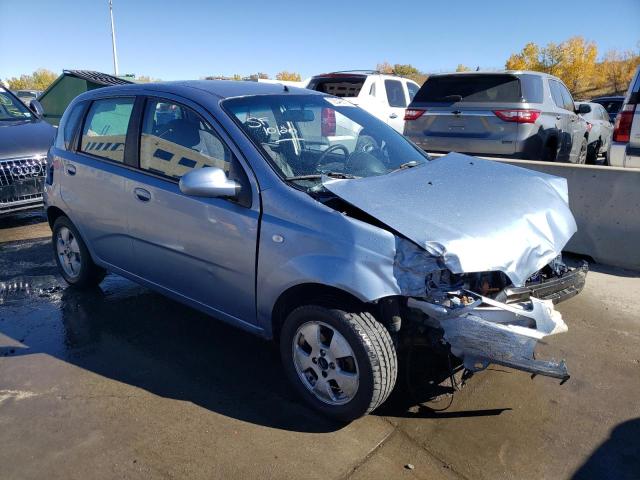 KL1TD66676B615147 - 2006 CHEVROLET AVEO BASE BLUE photo 4