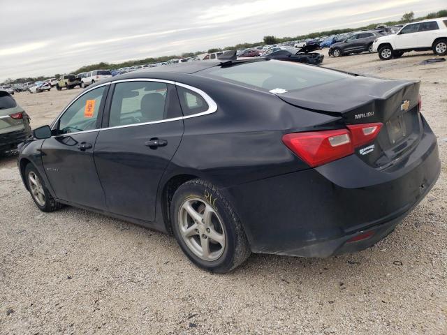 1G1ZB5ST0HF230807 - 2017 CHEVROLET MALIBU LS BLACK photo 2