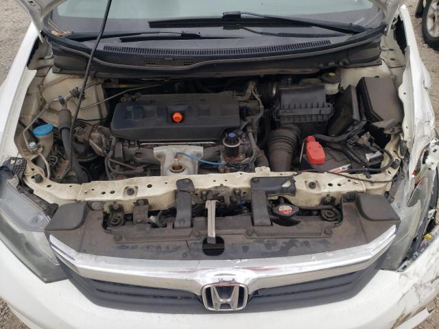 2HGFB2F46CH043592 - 2012 HONDA CIVIC LX WHITE photo 11