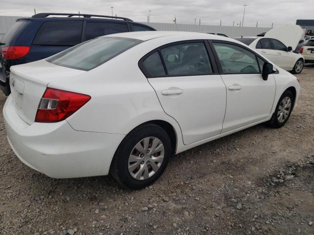 2HGFB2F46CH043592 - 2012 HONDA CIVIC LX WHITE photo 3