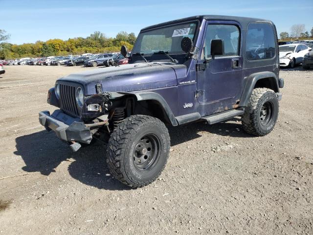 1J4FY29P2XP437931 - 1999 JEEP WRANGLER / SE BLUE photo 1