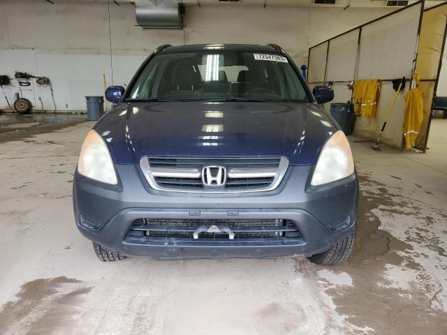 JHLRD78804C048202 - 2004 HONDA CR-V EX BLUE photo 5