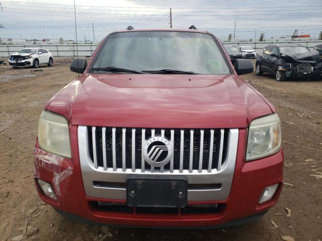 4M2CN8B71BKJ00732 - 2011 MERCURY MARINER RED photo 5