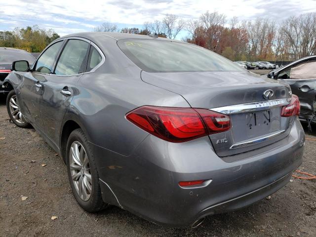 JN1BY1AR6FM562588 - 2015 INFINITI Q70 3.7 GRAY photo 2