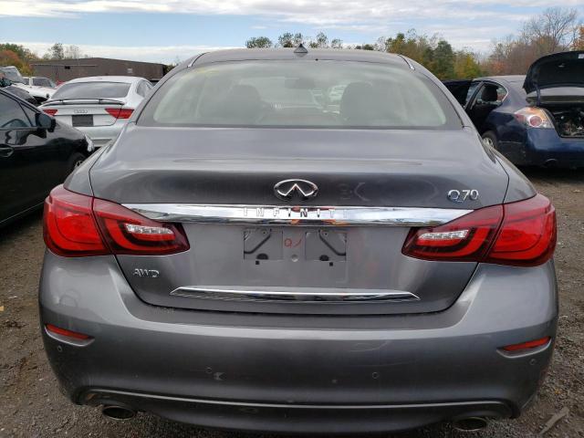 JN1BY1AR6FM562588 - 2015 INFINITI Q70 3.7 GRAY photo 6