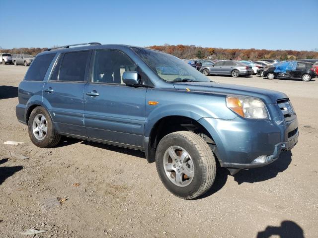 5FNYF18577B008700 - 2007 HONDA PILOT EXL BLUE photo 4