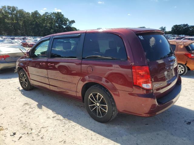 2C4RDGBG8HR675465 - 2017 DODGE GRAND CARA SE RED photo 2