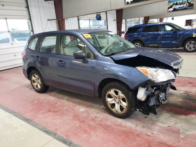 JF2SJAAC9EH439941 - 2014 SUBARU FORESTER 2.5I BLUE photo 4