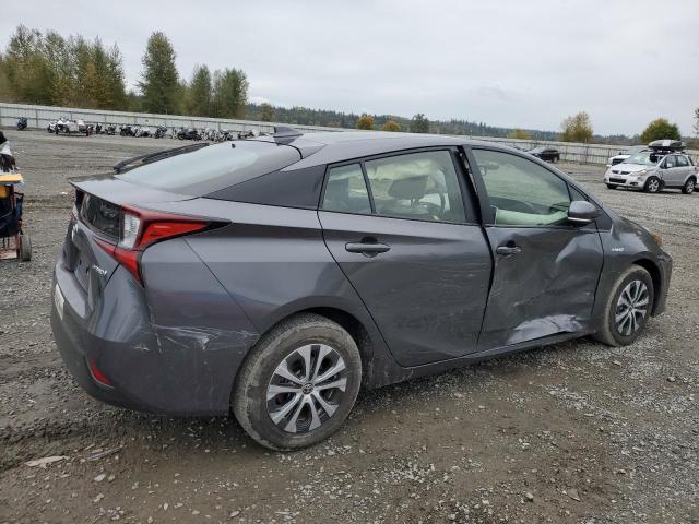 JTDL9MFU4M3025086 - 2021 TOYOTA PRIUS LE GRAY photo 3