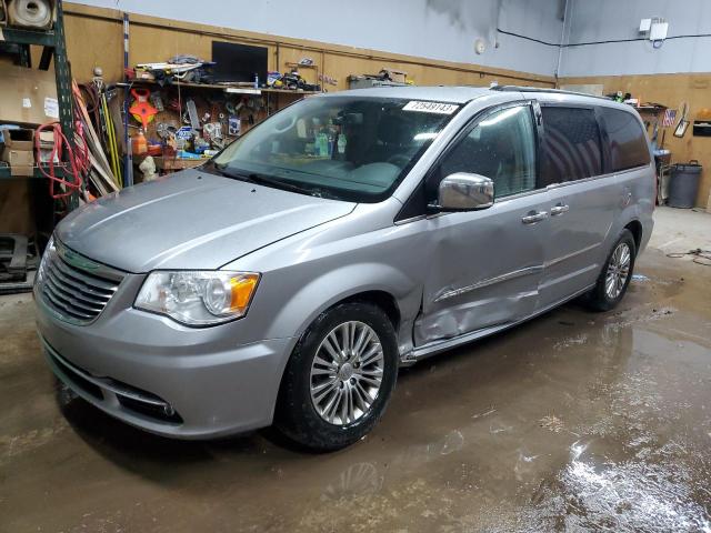 2C4RC1CG8DR726617 - 2013 CHRYSLER TOWN & COU TOURING L SILVER photo 1