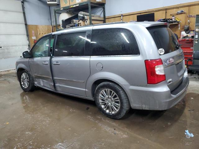 2C4RC1CG8DR726617 - 2013 CHRYSLER TOWN & COU TOURING L SILVER photo 2