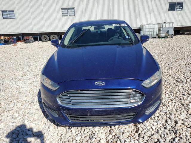 3FA6P0H78ER130130 - 2014 FORD FUSION SE BLUE photo 5