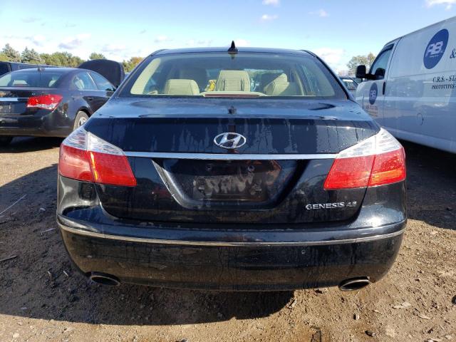 KMHGC4DF8BU125041 - 2011 HYUNDAI GENESIS 4.6L BLACK photo 6