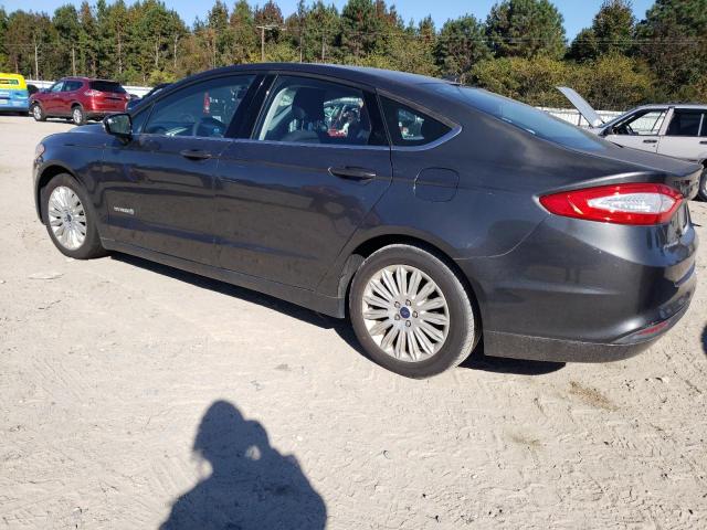 3FA6P0LU4FR220437 - 2015 FORD FUSION SE HYBRID GRAY photo 2