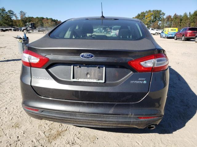 3FA6P0LU4FR220437 - 2015 FORD FUSION SE HYBRID GRAY photo 6