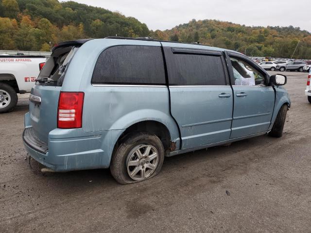 2A8HR54P18R765581 - 2008 CHRYSLER TOWN & COU TOURING TURQUOISE photo 3