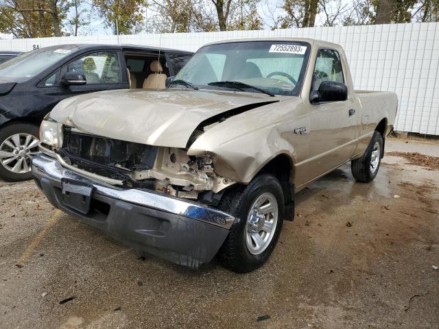 1FTYR10C21PA65210 - 2001 FORD RANGER GOLD photo 1
