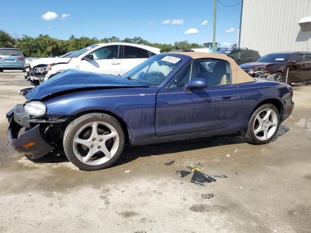 JM1NB353310207942 - 2001 MAZDA MX-5 MIATA BASE BLUE photo 1