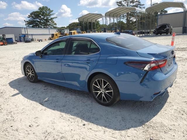 4T1T11AK1RU192076 - 2024 TOYOTA CAMRY SE NIGHT SHADE BLUE photo 2