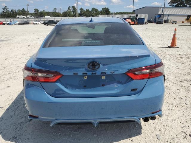 4T1T11AK1RU192076 - 2024 TOYOTA CAMRY SE NIGHT SHADE BLUE photo 6