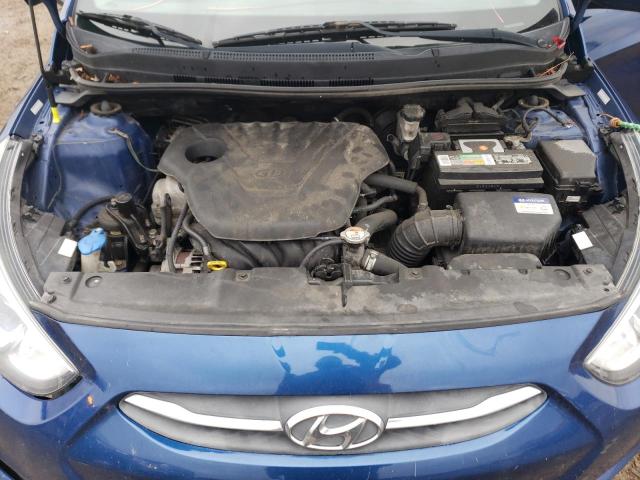 KMHCT4AE1HU291713 - 2017 HYUNDAI ACCENT SE BLUE photo 11