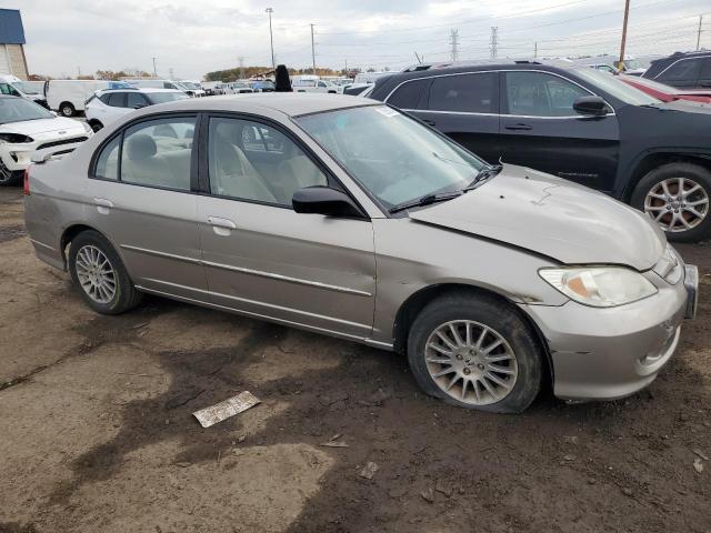 2HGES16545H565204 - 2005 HONDA CIVIC LX BEIGE photo 4