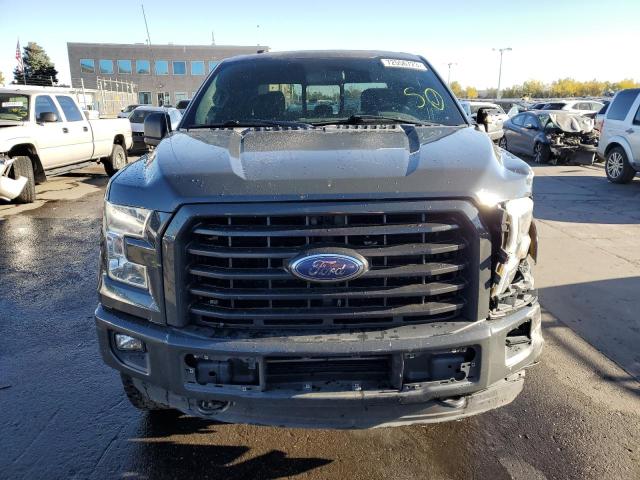 1FTEX1EP7GKE31351 - 2016 FORD F150 SUPER CAB GRAY photo 5