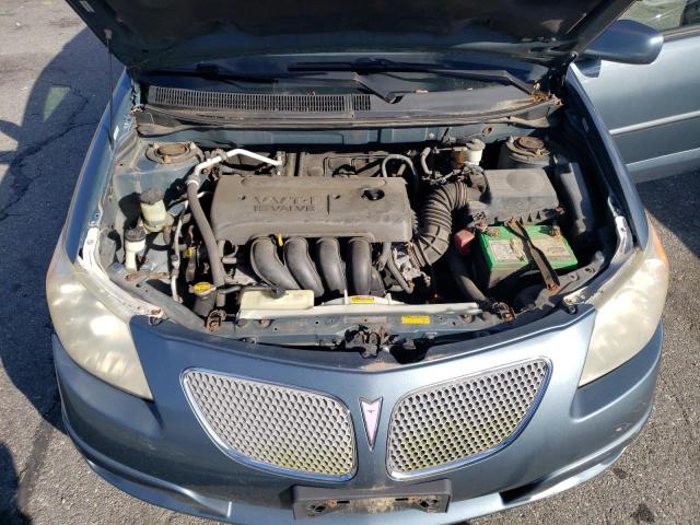 5Y2SL65817Z422253 - 2007 PONTIAC VIBE GRAY photo 11