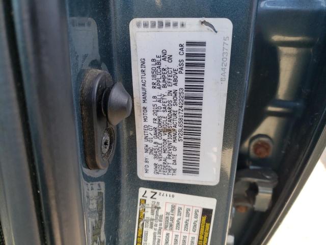 5Y2SL65817Z422253 - 2007 PONTIAC VIBE GRAY photo 12