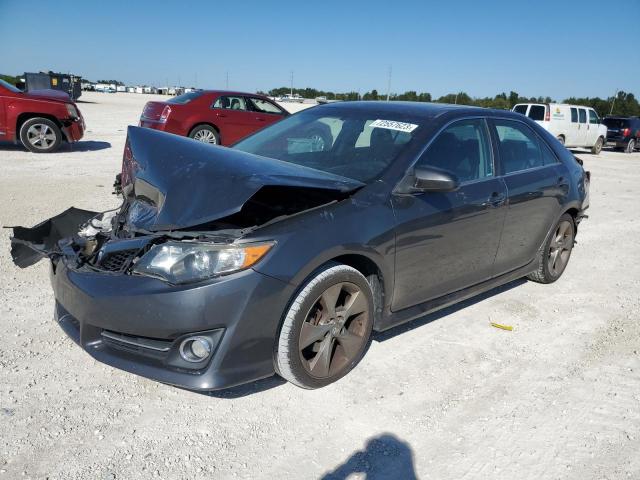 4T1BF1FK3EU472386 - 2014 TOYOTA CAMRY L CHARCOAL photo 1