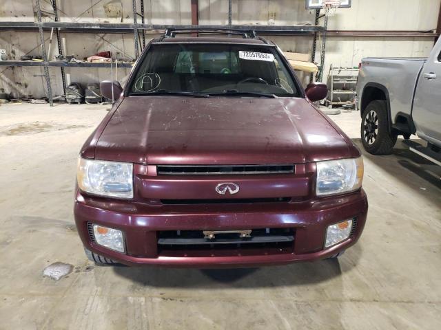 JNRDR09Y82W257617 - 2002 INFINITI QX4 BURGUNDY photo 5