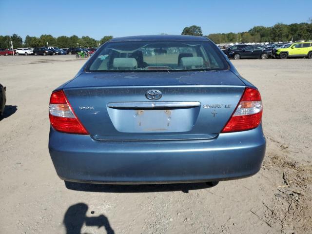 4T1BE32K44U820117 - 2004 TOYOTA CAMRY LE BLUE photo 6