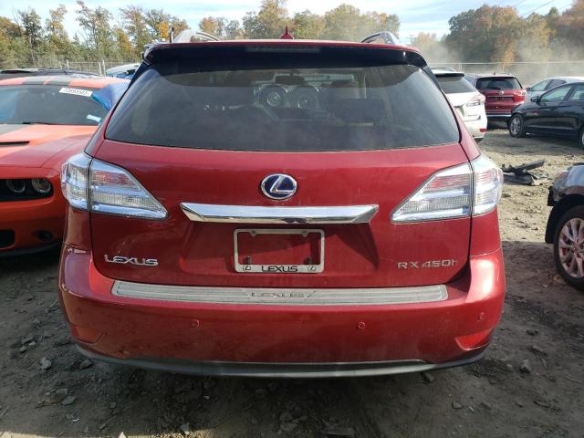 JTJBC1BA3A2030849 - 2010 LEXUS RX 450 RED photo 6