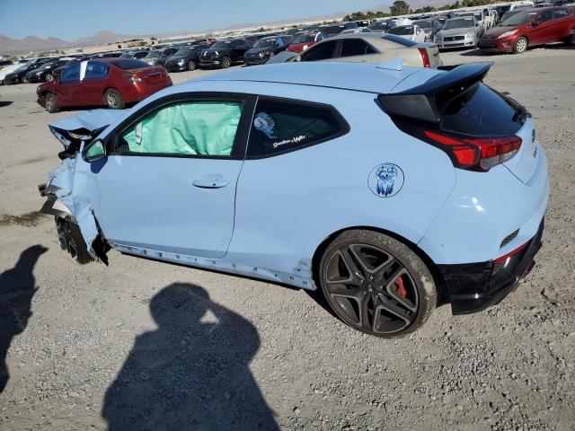 KMHT36AH9NU015300 - 2022 HYUNDAI VELOSTER N BLUE photo 2