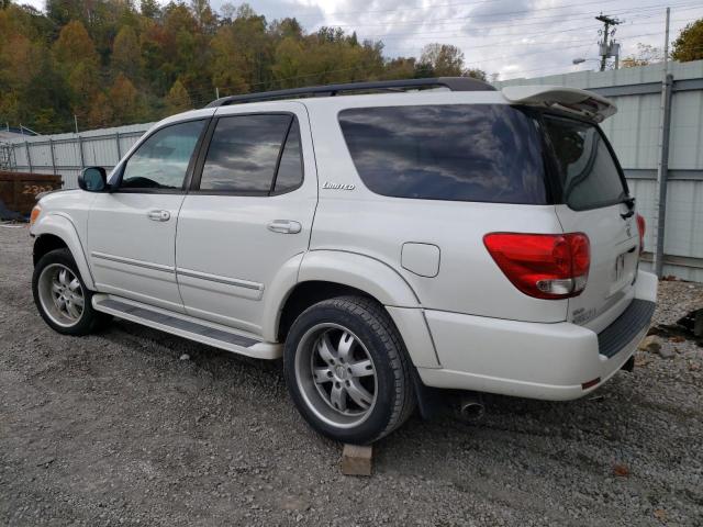 5TDBT48A57S291915 - 2007 TOYOTA SEQUOIA LIMITED WHITE photo 2