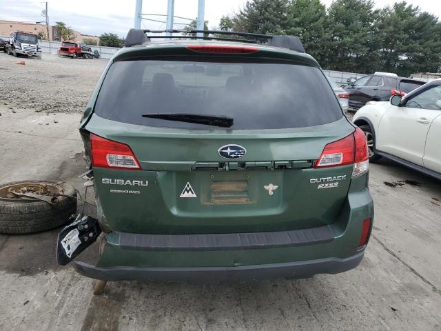 4S4BRBKC6A3334451 - 2010 SUBARU OUTBACK 2.5I LIMITED GREEN photo 6