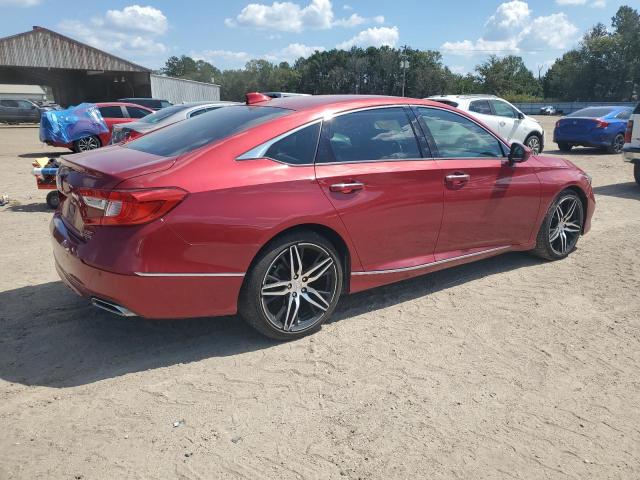 1HGCV2F93MA013262 - 2021 HONDA ACCORD TOURING RED photo 3