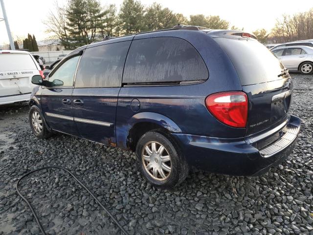 2C4GP54L05R281225 - 2005 CHRYSLER TOWN AND C TOURING BLUE photo 2