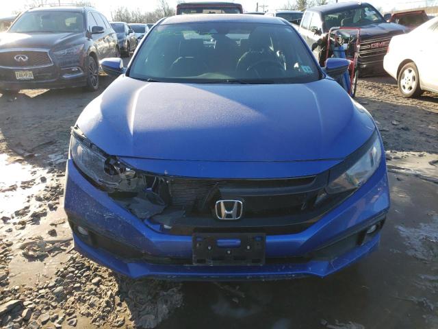 2HGFC2F81KH507659 - 2019 HONDA CIVIC SPORT 蓝色 照片 5