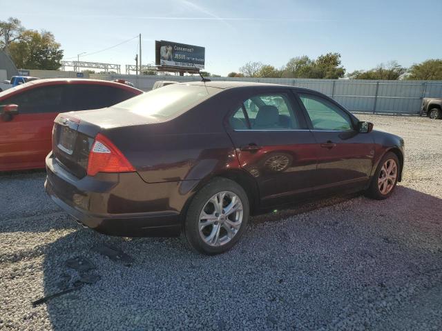 3FAHP0HA3CR364970 - 2012 FORD FUSION SE BURGUNDY photo 3