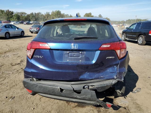 3CZRU6H36HG705447 - 2017 HONDA HR-V LX BLUE photo 6