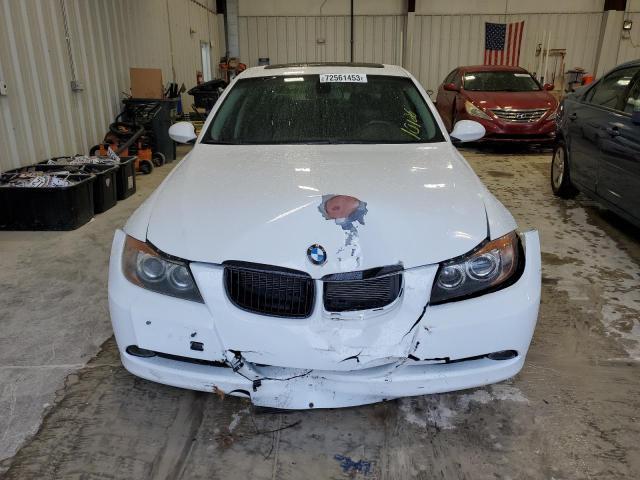 WBAVB33506PS05307 - 2006 BMW 330 I WHITE photo 5